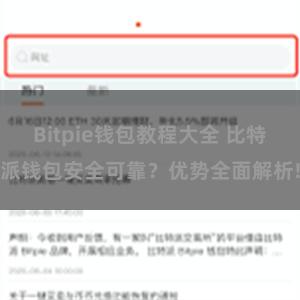 Bitpie钱包教程大全 比特派钱包安全可靠？优势全面解析!