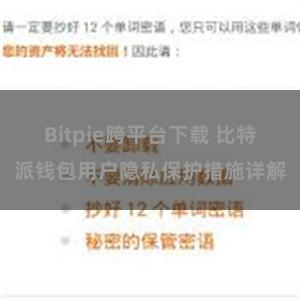 Bitpie跨平台下载 比特派钱包用户隐私保护措施详解